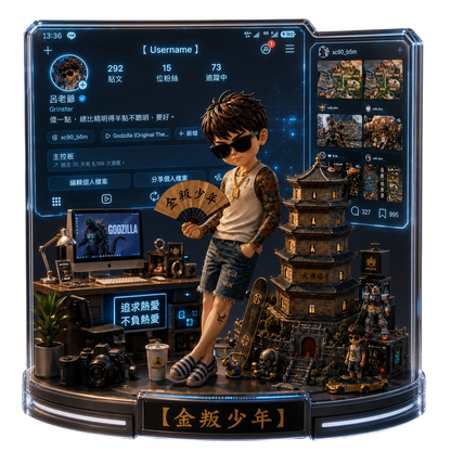 3D浮雕亞克力場景模型 (可觸摸立體質感 / 收藏級摆件)【興趣收藏品】