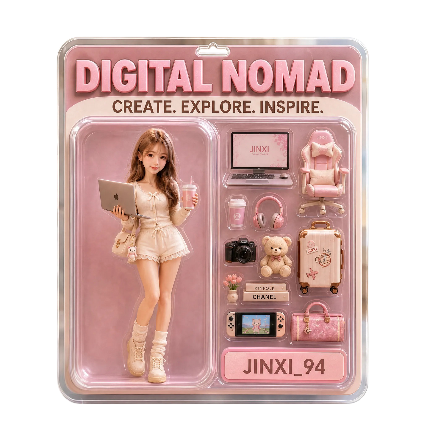 【人生盲盒】3D視覺客製化亞克力擺件 | 辦公室必備社畜玩具 Starter Pack 生日禮物 交換禮物